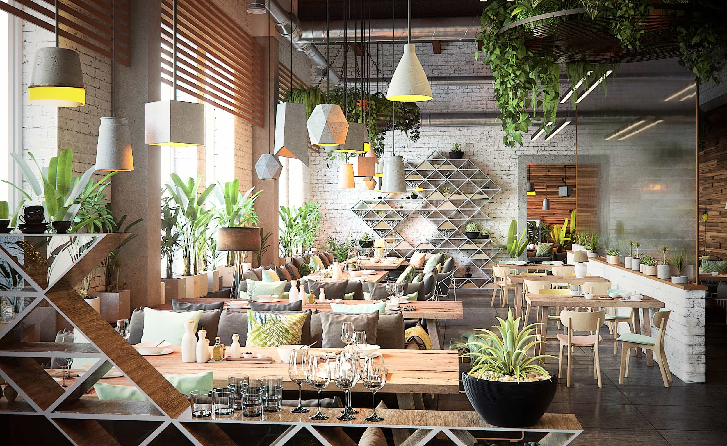 PROJECT OF “GARDEN”, RESTAURANT IN MELBOURNE